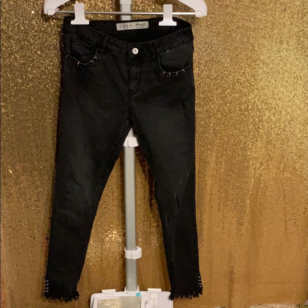 Faded Punk Rock Jeans